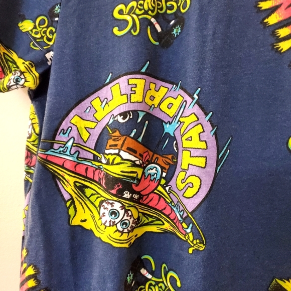 SpongeBob SquarePants - Wild allover print tee - Men's M - Picture 3 of 8